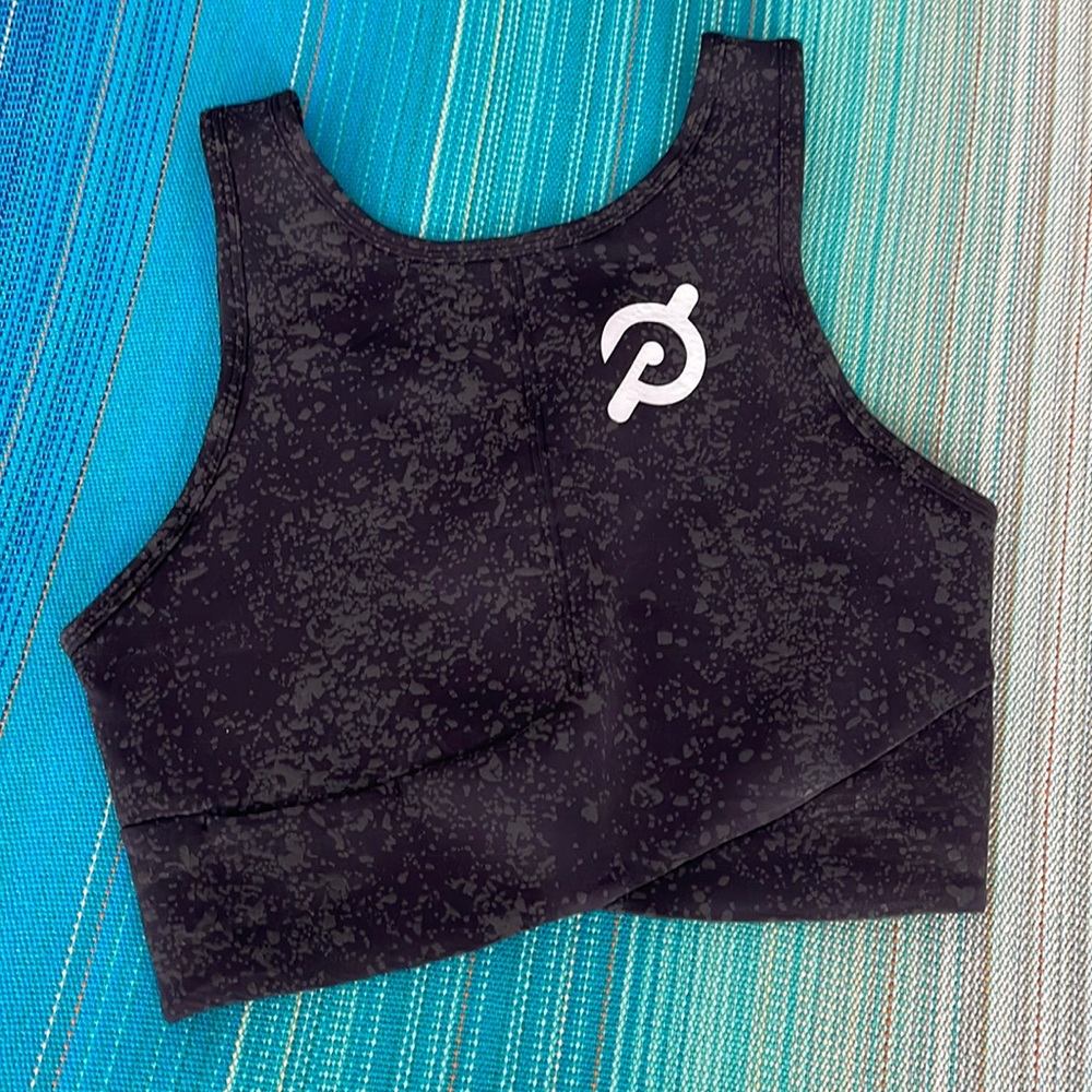 Peloton Lululemon Energetic Edge Reflective Crop Tank Bra - Picture 1 of 4